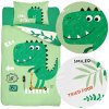 Detexpol obliečky Dino green 100 x 135 40 x 60 cm