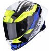 Helma na motorku SCORPION EXO-R1 EVO II AIR VALERE čierno/modro/fluo žltá Veľkosť: S
