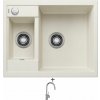 Blanco METRA 6 biela soft s excentrom 527112 + Blanco MIDA-S chróm 521454