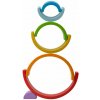 Bigjigs Toys Bigjigs Baby Drevená skladacia dúha malá