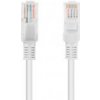 Patchcord kat.5e UTP 20m sivý Fluke Passed Lanberg