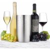 Stolová chladnička na víno z nehrdzavejúcej ocele 12 × 20 cm – strieborná, zlatá, inox