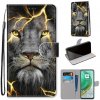 Peňaženkové kožené puzdro Coloured Drawing na Xiaomi Mi 10T 5G / 10T Pro 5G - Fission Lion