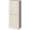 Lenza Šatníková skriňa Wels, hlboká s tyčou na vešiaky, 79,8x196,5x60,4cm, agát svetlý
