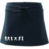 Karate postavy - Športová sukne - two in one - XL ( Tmavomodrá (takmer čierna) )