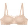 Dámska podprsenka Body Make-Up Illusion Lace Balconette Bra - Triumph naze béžová (00NZ) 080C