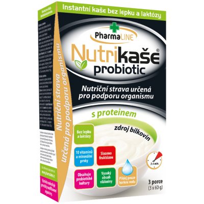 MOGADOR Nutrikaša Probiotic s PROTEÍNOM / 3 x 60 g Zelená Lekáreň