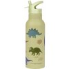 A Little Lovely Company - antikorová fľaša na pitie, 500 ml - dinosaury
