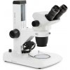 Euromex Zoom-stereomikroskop NexiusZoom EVO NZ.1702-S, 6.5–55x, ozubený stojan, 3W LED, prechádzajúce a dopadajúce svetlo, binokulárny