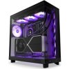 NZXT skříň H6 Flow RGB dvoukomorová / MidT / 3x120mm RGB fan / 2xUSB 3.2 / USB-C / prosklená / černá