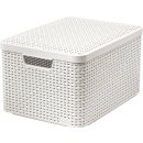 CURVER STYLE L box s vekom 44,5 x 24,8 x 33 cm krémový 03619-885