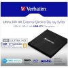 Verbatim externá Blu-Ray mechanika Ultra HD, 4K, 43888, USB 3.1 Gen1 (3.0), USB C