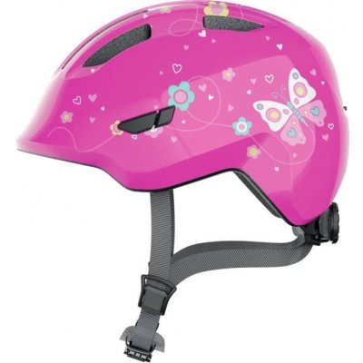 Helma na bicykel ABUS Smiley 3.0 pink butterfly M (4003318672583)