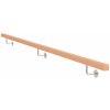 Umakov Drevené madlo BUK - CINK a nerezové držiaky JP40x40mm/L3000mm WBJP/M-3000-CINK
