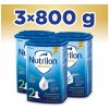 3x NUTRILON 2 Pokračovacie dojčenské mlieko 800 g, 6+ VP-F051389