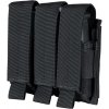CONDOR OUTDOOR sumka MOLLE trojitá na zásobníky M9 ČIERNA