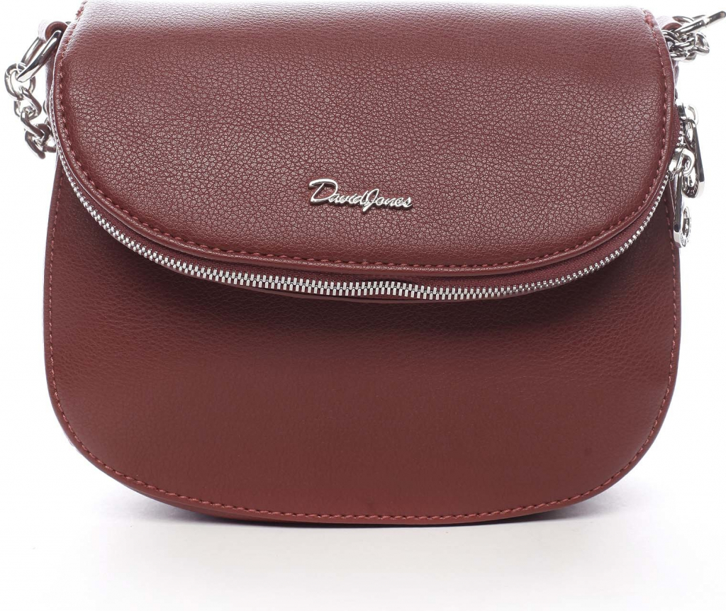 David Jones dámska crossbody kabelka tmavočervená Yakira červená