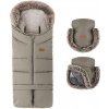 Petite&Mars Zimný fusak Arctic 4v1 + rukavice na kočík Furry Mocha Mousse