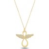 Olivie Strieborný náhrdelník ANJEL GOLD 5534 Ag 925; ≤1,9 g.