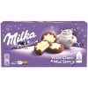 Milka sušienky White Choco Mini Stars kakaové, mliečna náplň a biela čokoláda 150 g