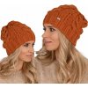 Fashionweek dámska zimná čiapka beanie šmoulinka ZIZI-A4 Oranžový