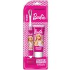 Barbie Oral Care Set zubná kefka pre deti s cestovným krytom 1 ks + Strawberry & Caramel zubná pasta pre deti 25 ml