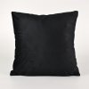 Obliečka na vankúš so semišovým vzhľadom 45x45 čierna-HT-00230