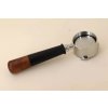 AVX DD51BL Delonghi Dedica 51mm Bottomless Filter Holder with Alu+Redwood Handle +16g Precision filter basket
