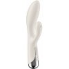 Craftenwood Vibrátor pre dvojicu Dual Stimulation Satisfyer Spinning Rabbit 1 Biela