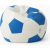 Sedací vak futbalová lopta bielomodrá EMI