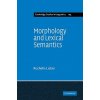 Morphology and Lexical Semantics