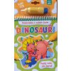 Dinosaury - Omaľovánka s vodnou fixkou