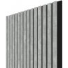 WALL CONCEPT akustický panel Raw Imperial, čierny filc + MDF, 2750x604x21 mm, 1,66 m2