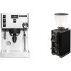 Rancilio Silvia PRO X + Stone Espresso Pebble, black
