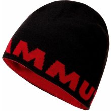 Mammut čiapky Logo Beanie čierna /červená