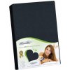 Prestieradlo BELLATEX J7 Prestieradlo Jersey 180 x 200 cm, čierne (10014)