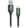Colorway Datový Kabel USB/ Apple Lightning/ 2.1A/ 1m/ Černý CW-CBUL004-BK