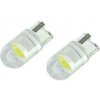 Autožiarovka Compass 1LED COB 12V T10 (2 ks) biela