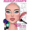Makeup Charts - Face Charts for Makeup Artists: White Model - INVERTED TRIANGLE face shape (I. Draw Fashion)(Brožovaná)
