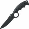 FOX knives FX-621 B ALASKAN HUNTER lovecký nôž 11 cm, celočierna, G10, kožené puzdro