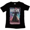 David Bowie tričko Moonage 11 Fade Čierna S