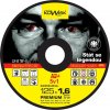 Rezný kotúč KOWAX IQ+ 5v1 125 x 1,6 x 22,2 (Oceľ,Nerez, Hliník, Liatina, PVC)
