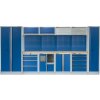 Kvalitný PROFI BLUE dielenský nábytok 4235 x 495 x 2000 mm - MTGS1301AA Blue