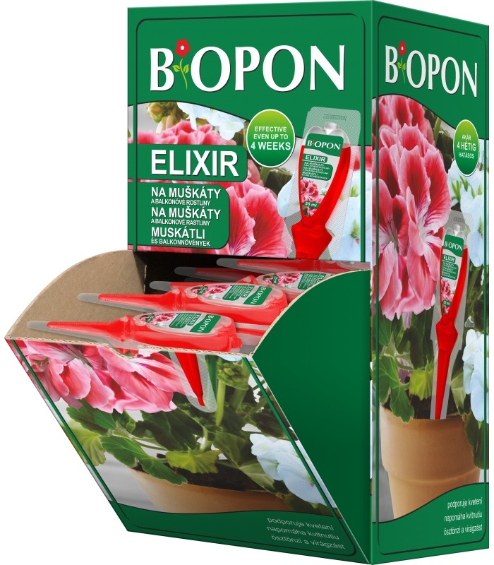 BOPON ELIXÍR na muškáty a balkónové rostliny 35 ml