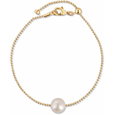 JwL Luxury Pearls jemný pozlátený náramok s pravou perlou JL0711