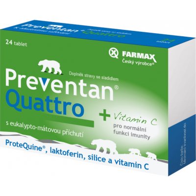 Farmax Preventan quattro vitamin C 24 tabliet