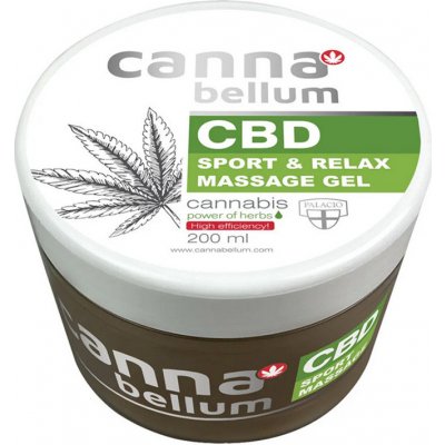 Cannabellum CBD sport masážní gel 200 ml