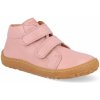 Froddo Barefoot dětské kotníkové boty First Step Pink růžové