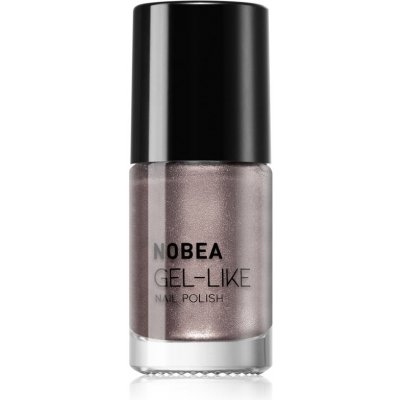 NOBEA Metal Gel-like Nail Polish lak na nechty s gélovým efektom odtieň chrome #N43 6 ml