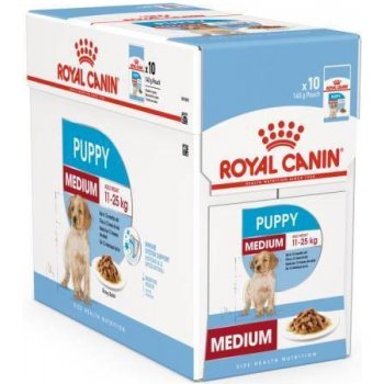 Royal Canin Medium Puppy stredné šteňatá 10 x 140 g